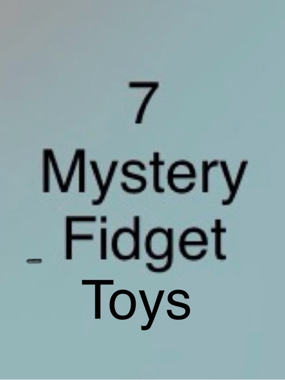 Mystery Fidget Toys